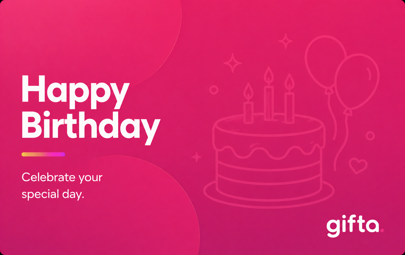 GIFTA Happy Birthday